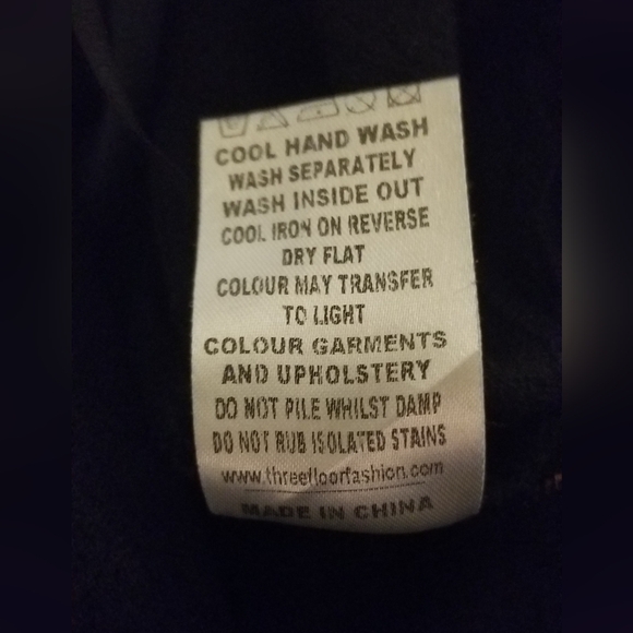 Three Floor Blue Tweed Cut Out Jumpsuit Size 2 (XXS) - Picture 8 of 9